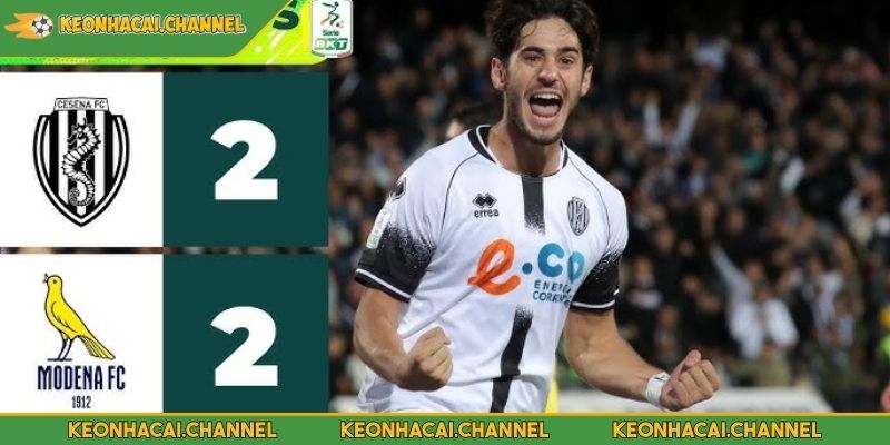Modena VS Cesena 01:30 - 14/05 Serie B phong độ Cesena